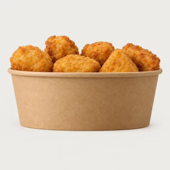 Chicken Nuggets von John’s Burger in einer Schale